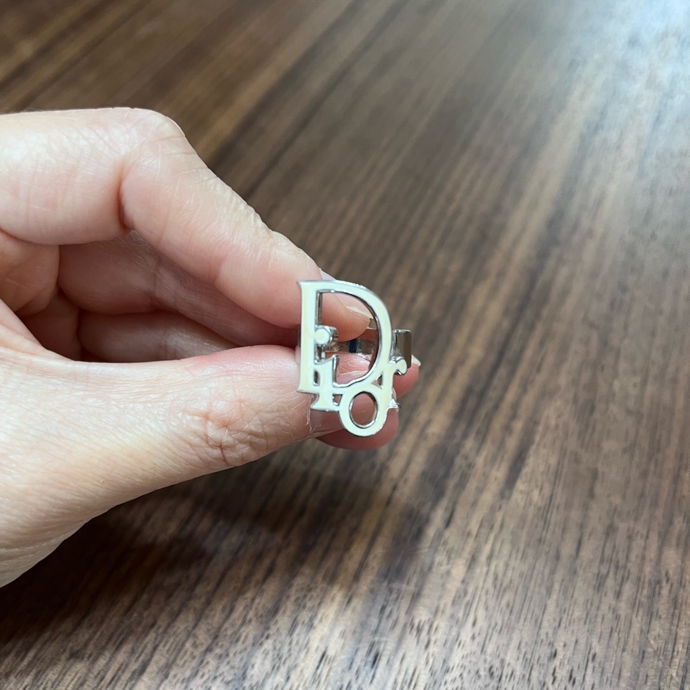 Dior Ring, white, Size 5, With original box